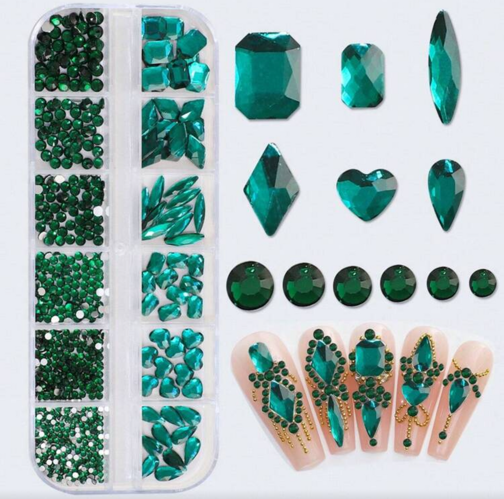 Small Rhinestone crystal box