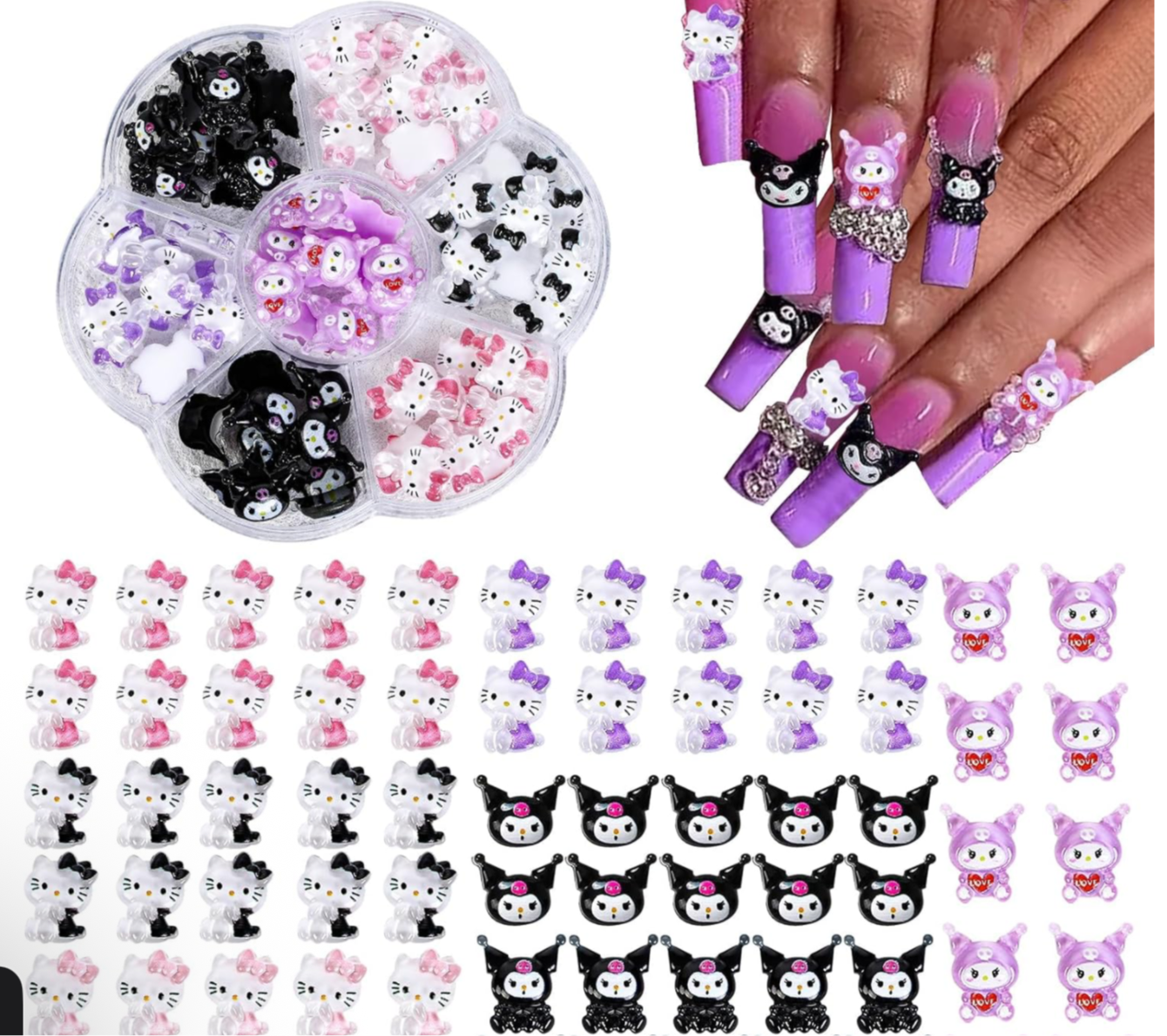 Kawaii Nail Charms