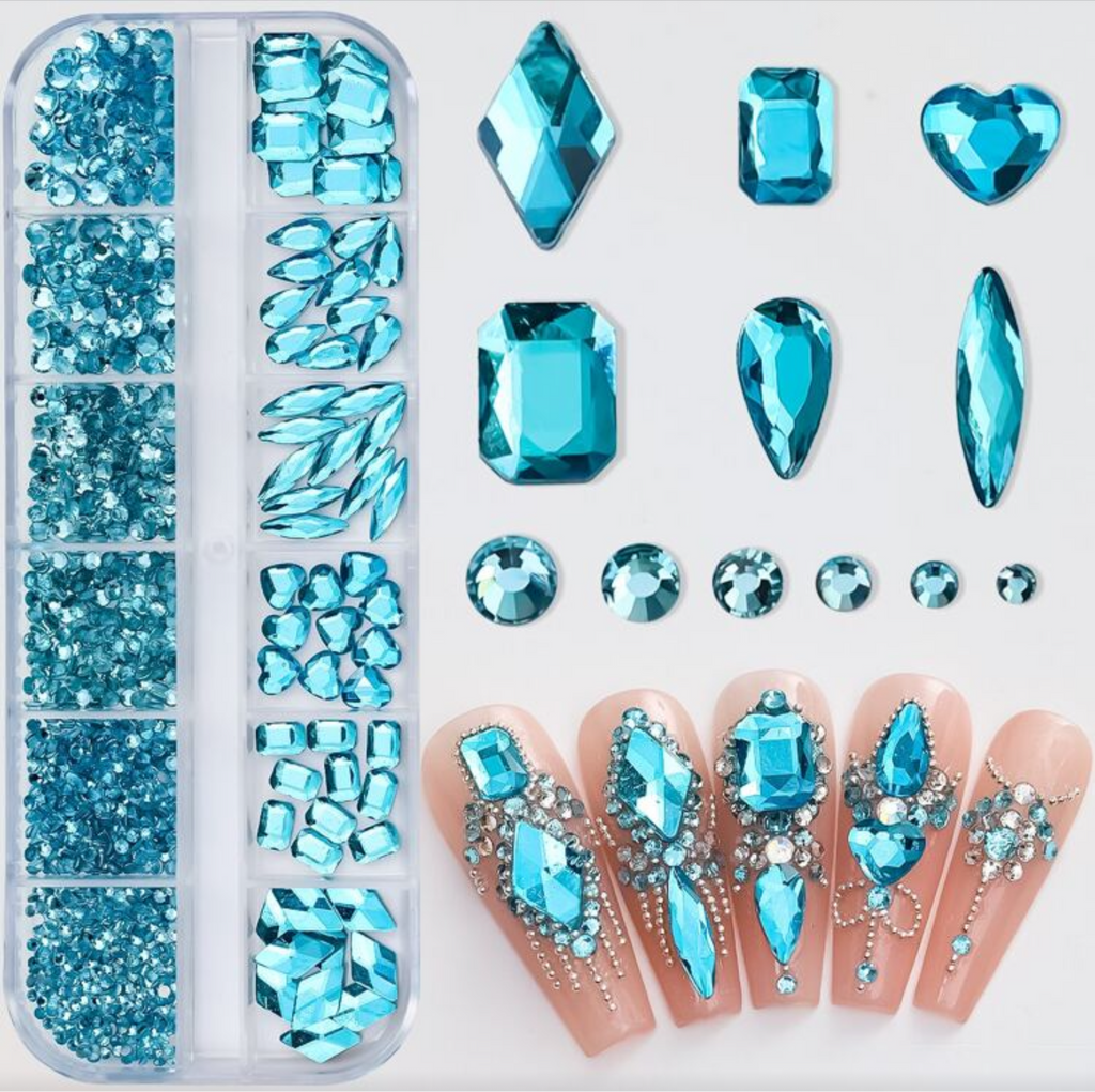 Small Rhinestone crystal box