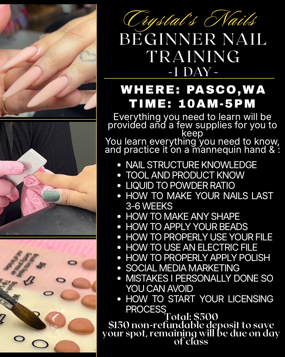 Febuary 21st Nail Training💖