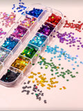 Sequin Heart Decals