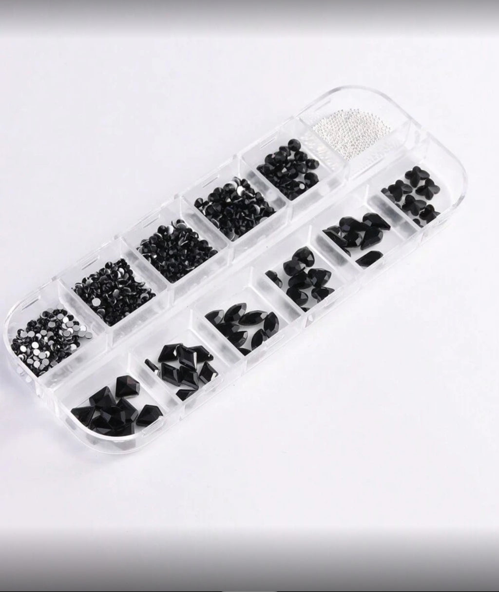 Small Rhinestone crystal box