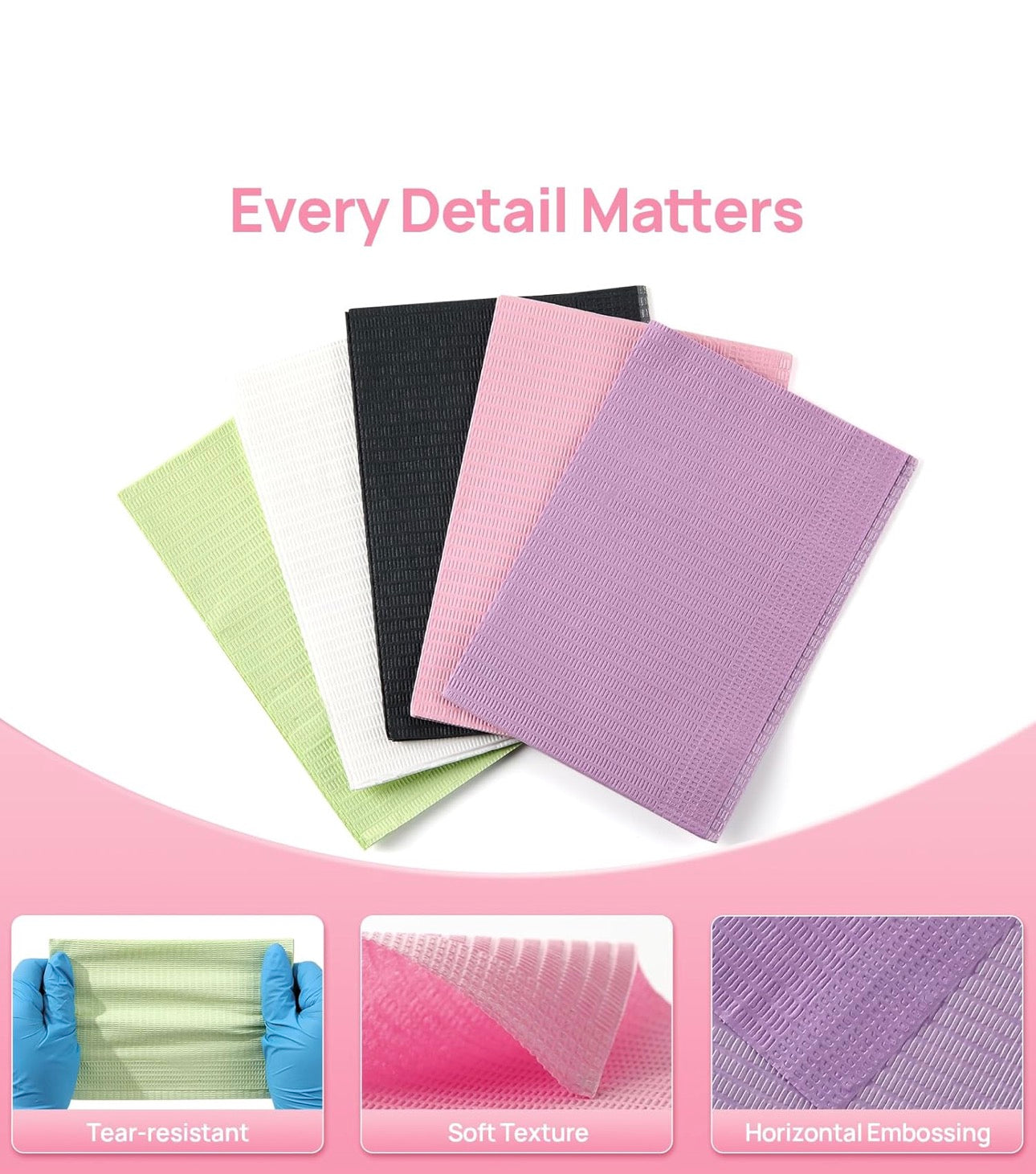 Dental bibs (125pc)