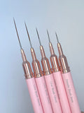 5pc Liner Nail Art Brushes