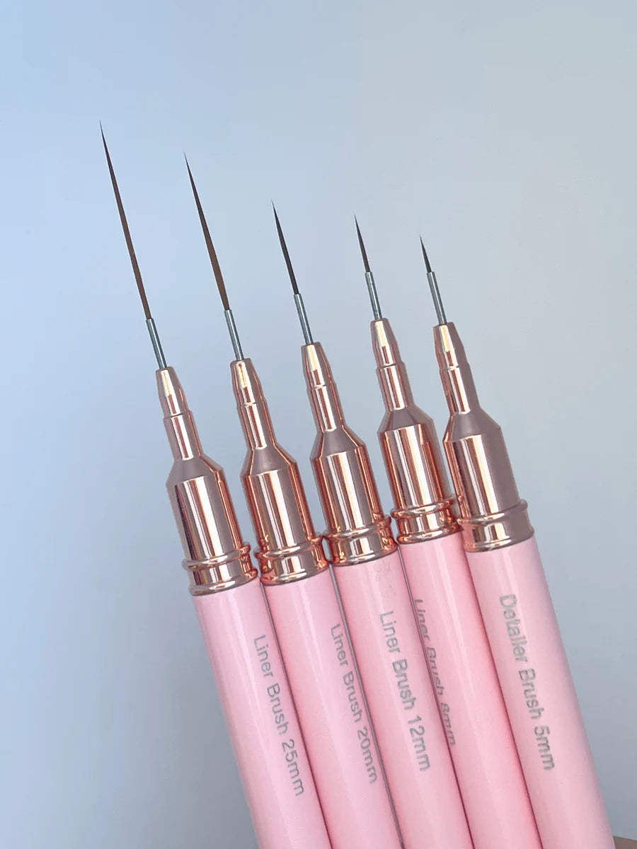 5pc Liner Nail Art Brushes