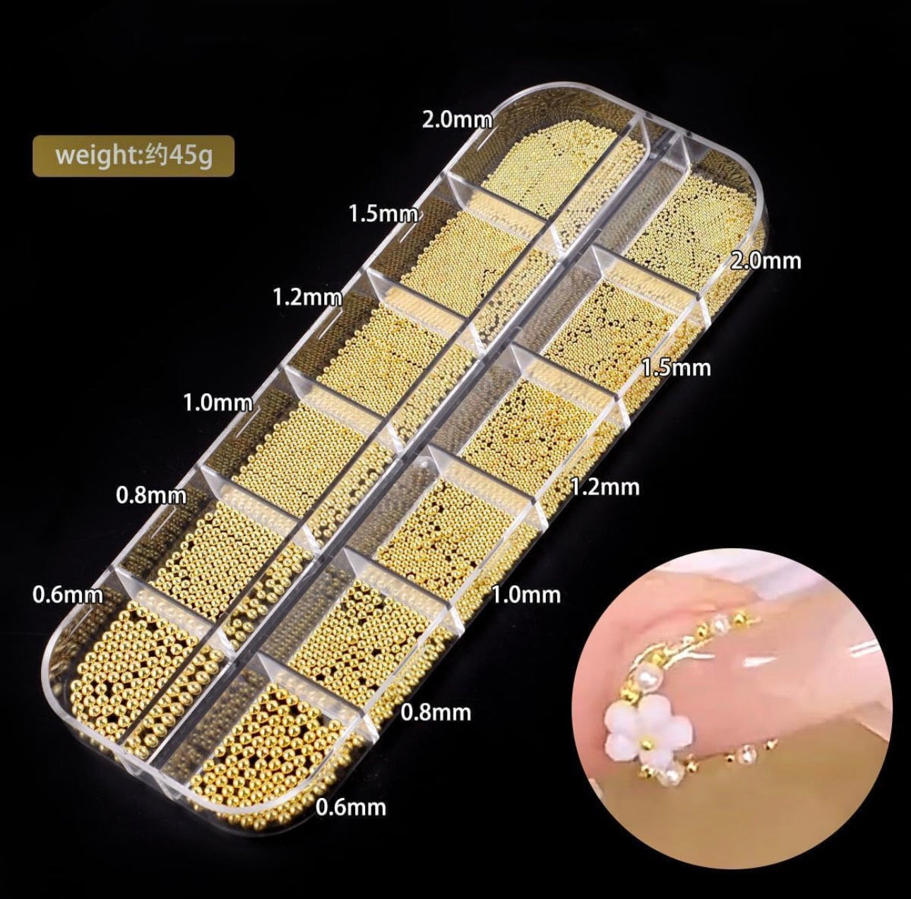 Caviar Nail Beads